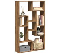 Vidaxl Bibliothèque Chêne Artisanal 72x20x120 Cm Bois D'ingénierie Marron