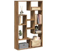 Vidaxl Bibliothèque Chêne Artisanal 72x20x120 Cm Bois D'ingénierie Marron