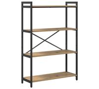 Vidaxl Bibliothèque Chêne Artisanal 80 X 30 X 118 Cm Bois D'ingénierie
