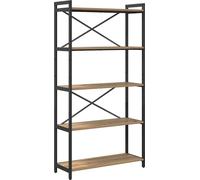 vidaXL Bibliothèque chêne artisanal 80 x 30 x 153 cm Bois composite