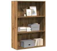 vidaXL Bibliothèque chêne artisanal 80x30x114 cm bois d'ingénierie Marron