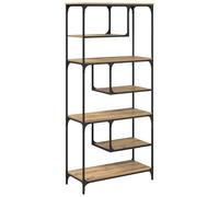 Vidaxl Bibliothèque Chêne Artisanal 81 X 36 X 176 Cm Bois D'ingénierie