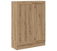 vidaXL Bibliothèque chêne Artisanal 82,5x30,5x115 cm Bois d'ingénierie, bibliothèque, Armoire de Rangement, Support de Rangement, étagère