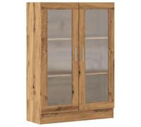 vidaXL Bibliothèque chêne Artisanal 82,5x30,5x115 cm Bois d'ingénierie, bibliothèque, Armoire de Rangement, Support de Rangement, étagère