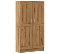 vidaXL Bibliothèque chêne Artisanal 82,5x30,5x150 cm Bois d'ingénierie, étagère, Caisse de Livre, Support à Livres, Armoire de Rangement
