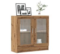 Bibliothèque chêne artisanal 82,5x30,5x80 cm bois d ingénierie Marron