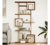 vidaXL Bibliothèque chêne artisanal 92x29x188 cm bois d'ingénierie Marron