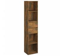 Vidaxl Bibliothèque Chêne Fumé 36x30x171 Cm Bois D'ingénierie Marron