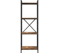 vidaXL Bibliothèque chêne fumé 40 x 30 x 118 cm Bois composite