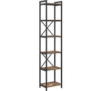 vidaXL Bibliothèque chêne fumé 40 x 30 x 188 cm Bois composite