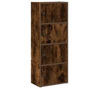 vidaXL Bibliothèque chêne fumé 40x24x102 cm bois composite
