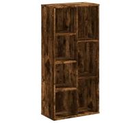 vidaXL Bibliothèque Chêne fumé 50 x 25 x 105 cm Bois d'ingénierie Marron
