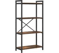 vidaXL Bibliothèque chêne fumé 60 x 30 x 118 cm Bois composite
