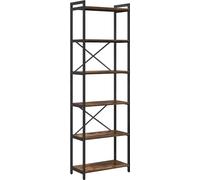 vidaXL Bibliothèque chêne fumé 60 x 30 x 188 cm Bois composite