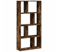 vidaXL Bibliothèque chêne fumé 60x20x120 cm bois d'ingénierie Marron