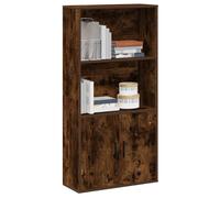 vidaXL Bibliothèque chêne fumé 60x24x120 cm bois d'ingénierie