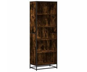vidaXL Bibliothèque chêne fumé 60x35x170,5 cm Bois d'ingénierie