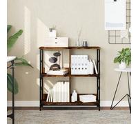 Vidaxl Bibliothèque Chêne Sonoma 78,5x33x82 Cm Bois D'ingénierie Multicolore