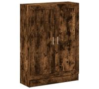 vidaXL Bibliothèque Chêne fumé Bois d'ingénierie 82,5x30,5x115 cm - Multicolore