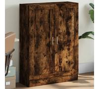 Vidaxl Bibliothèque Chêne Fumé 82,5x30,5x115 Cm Bois D'ingénierie Multicolore