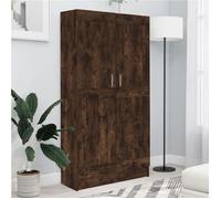 vidaXL Bibliothèque Chêne fumé 82,5x30,5x150 cm Bois d'ingénierie 815612