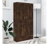 vidaXL Bibliothèque Chêne fumé 82,5x30,5x150 cm Bois d'ingénierie 815612