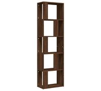 Vidaxl Bibliothèque Chêne Marron 45x24x160 Cm Bois D'ingénierie Marron