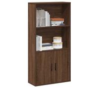vidaXL Bibliothèque chêne marron 60×24×120 cm en bois d'ingénierie – 860424