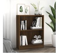 vidaXL Bibliothèque Chêne marron 60x24x74,5 cm Bois d'ingénierie 815086