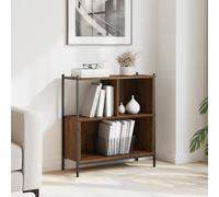 Vidaxl Bibliothèque Chêne Marron 72x28x77,5 Cm Bois D'ingénierie Multicolore