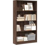 vidaXL Bibliothèque chêne marron 80x24x143 cm bois d'ingénierie857850 Marron G