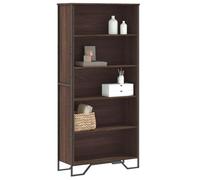 vidaXL Bibliothèque chêne marron – 80×31×169 cm – Bois d'ingénierie