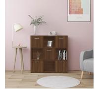 vidaXL Bibliothèque Chêne marron 90x30x90 cm Bois d'ingénierie 815551