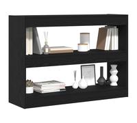vidaXL Bibliothèque Chêne Noir 100 x 30 x 72 cm Bois d'ingénierie, Étagère Moderne, Design rectangulaire, Grand Espace de Rangement, étagères Robustes pour Le Salon, présentation Efficace