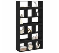 vidaXL Bibliothèque Chêne Noir 100 x 33 x 187,5 cm Bois d'ingénierie, Étagères modulaires pour Jardin et terrasse, bibliothèques délicates, Rangement Moderne, déco contemporaine