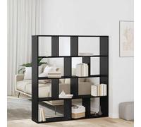 Vidaxl Bibliothèque Chêne Noir 132 X 29 X 141,5 Cm Bois D'ingénierie