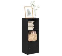 vidaXL Bibliothèque chêne noir 31x24x77 cm bois d'ingénierie, étagère à livres, support de rangement, support à livres, 860329