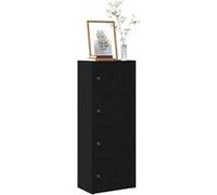 vidaXL Bibliothèque chêne Noir 40x24x102 cm Bois d'ingénierie, étagère à Livres, Support de Rangement, Support à Livres, Armoire de Rangement
