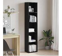 vidaXL Bibliothèque Chêne Noir 40x30x189 cm Bois d'ingénierie