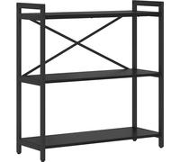 vidaXL Bibliothèque Chêne noir 80 x 30 x 83 cm Bois composite