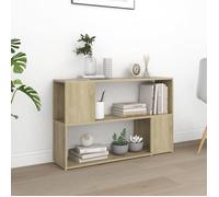 VidaXL Bibliothèque Chêne Sonoma 100x24x63 cm Aggloméré