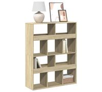 Vidaxl Bibliothèque Chêne Sonoma 100x33x125,5 Cm Bois D'ingénierie Multicolore