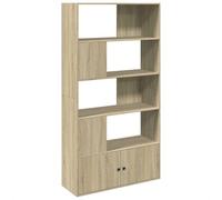 vidaXL Bibliothèque chêne Sonoma 100x36x189 cm Bois d'ingénierie, étagère, étagère à Livres, Support à Livres, Meuble de Rangement