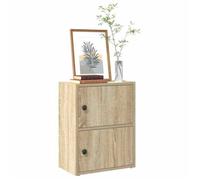 vidaXL Bibliothèque chêne sonoma 40x24x52 cm bois d'ingénierie, étagère à livres, support de rangement, support à livres, 860357