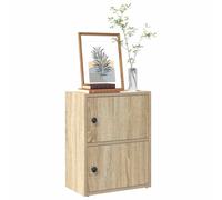 vidaXL Bibliothèque chêne sonoma 40x24x52 cm bois d'ingénierie, étagère à livres, support de rangement, support à livres, 860357