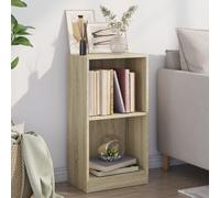 Vidaxl Bibliothèque Chêne Sonoma 40x24x75 Cm Bois D'ingénierie Marron