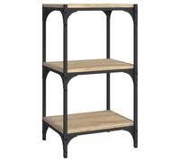 vidaXL Bibliothèque Chêne Sonoma 40x33x70,5 cm Bois d'ingénierie Acier