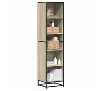 vidaXL Bibliothèque chêne Sonoma 40x35x170,5 cm - Bois d'ingénierie, séparateur de pièce multicolore