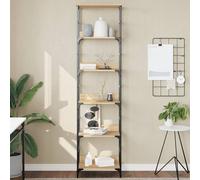 Vidaxl Bibliothèque Chêne Sonoma 50x33x188,5 Cm Bois D'ingénierie Multicolore