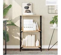 vidaXL Bibliothèque 2 compartiments 50x33x82 cm Chêne Sonoma bois d'ingénierie